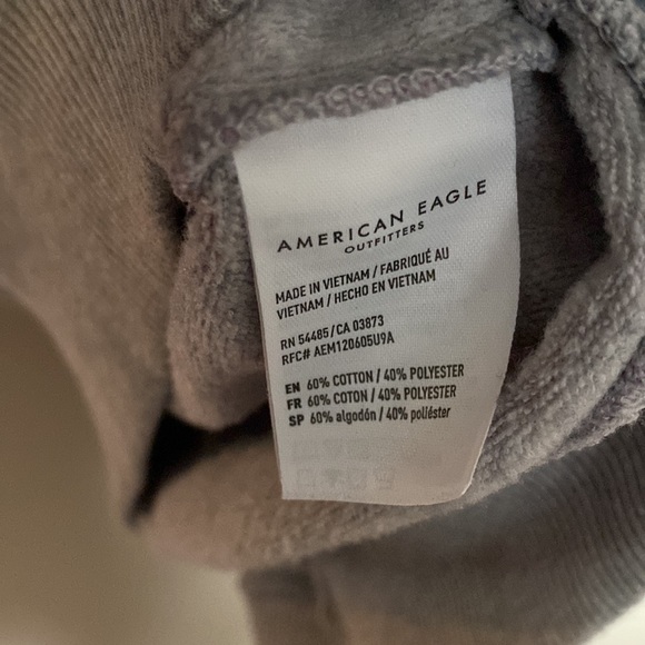 🦅 AE Super Soft & Cozy! American Eagle Women’s Sweatshirt Size M Jegging Fit - Picture 6 of 8